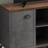 TV Stand, Console, Media Entertainment Center, Storage Cabinet, Convenient Design - Gray - Image 5