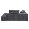 Chosen - Sectional Sofa With Toss Pillows With 2 Chaises With Ottoman - Gray - Image 14