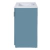 Bathroom Vanity With Ceramic Sink Combo, Frame Bathroom Storage Cabinet, Freestanding Vanity Set With 3 Drawers & Soft Closing Doors - Indigo - Image 19