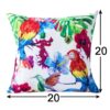 Tropical Parrot Outdoor & Indoor Pillow With Solarium - Multicolor - Image 3