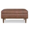 Shiloh - Multifunctional Square Storage Ottoman - Brown - Image 2
