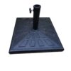 42 Pound Square Resin Umbrella Base - Black - Image 5