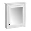 Wall Mounted Bathroom Storage Cabinet With Mirror, Medicine Cabinet With Height Adjustable Shelf, Over The Toilet Space Saver Cabinet - White - Image 12
