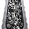 Outdoor Fire Pit Table With Lid - White / Black - Image 5