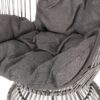 Berkshire - Outdoor Wicker Swivel Egg Chair With Water Resistant Cushions - Gray - Image 11