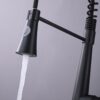 Commercial Kitchen Faucet With Pull Down Sprayer And Magnetic Docking Spray Head - Matte Black - Image 6