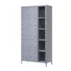 15 Door Lockers With Lock For Storage In Home, Gym, Office, And School - Gray - Image 17
