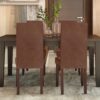 Acadian - Parson Dining Chair (Set of 2) - Distressed Saddle Brown - Image 6