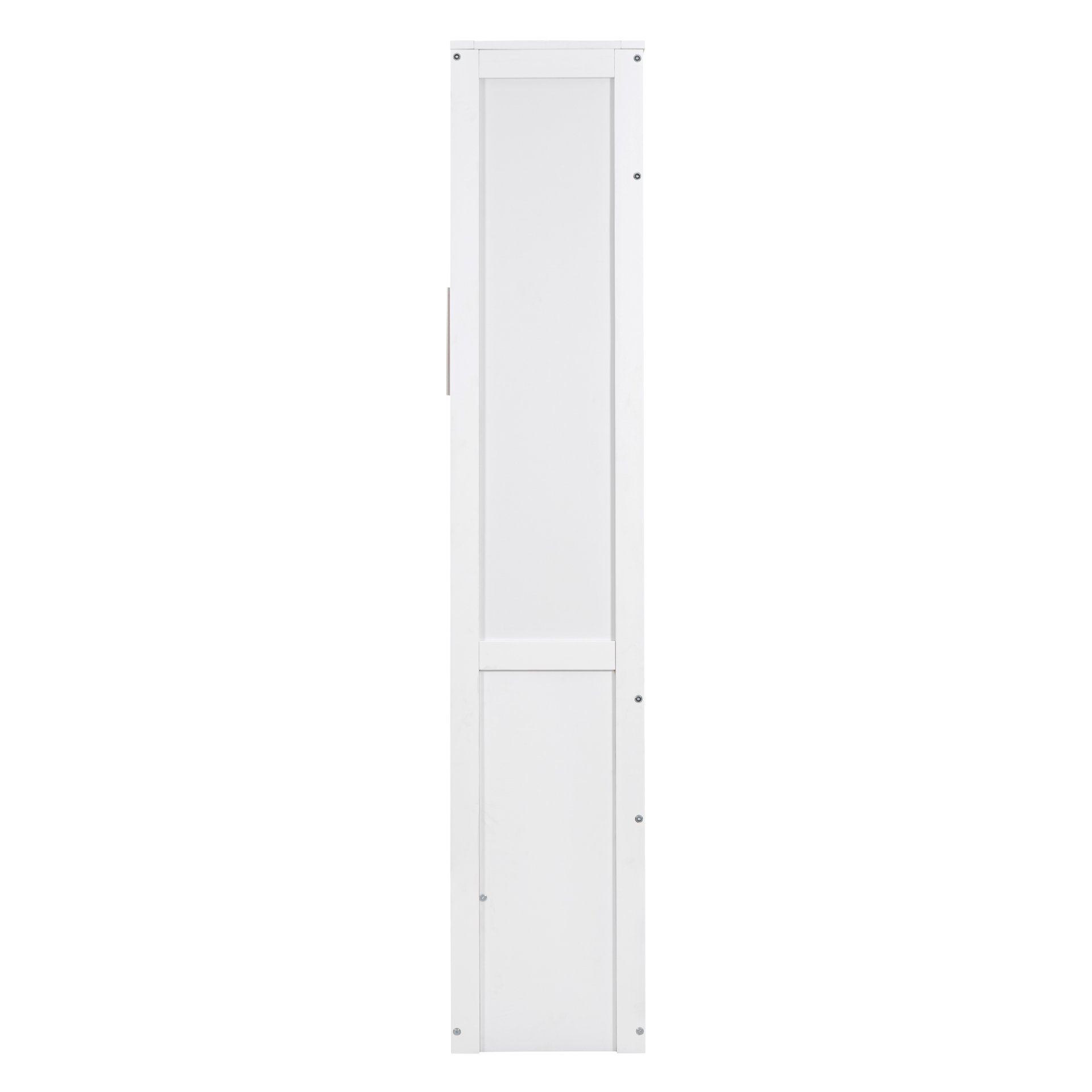 Full Size Murphy Wall Bed With Shelves - White - Image 11