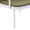 Luna - Outdoor Patio Loveseat - White / Green - Image 14