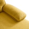 Modern L Shaped Sectional Sofa For Living Room Or Bedroom - Yellow - Image 13