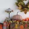 Pumpkin Ornament Decor For Holiday Harvest Festival Fall Festival & Thanksgiving (Set of 2) - Orange Multi - Image 3