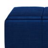 Avalon - Storage Ottoman - Blue - Image 4