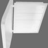 Recessed Metal Framed Medicine Cabinet With Mirror And Adjustable Shelves Wall Mirror With Storage For Bathroom - White - Image 7