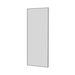 Modern Home Decor Full Length Mirror Aluminum Alloy Frame High Definition Shatter Proof - Black