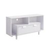 Modern TV Stand & Two Shelves And Two Drawers - White - Image 3