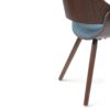 Malden - Bentwood Dining Chair With Wood Back - Denim Blue - Image 5