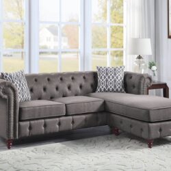 Waldina - Reversible Sectional Sofa - Brown