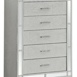 Madison - Chest - Silver Champagne