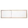 Outdoor Chaise Lounge With Acacia Wood Frame - White / Teak - Image 9