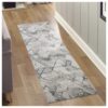Geometrix - 2'7" X 9'10" Rug Runner & Geometric 3D Effect - Ivory / Gray - Image 5