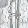Outdoor Chicken Coop Large Space With Safety Features - Silver Gray - Image 9