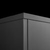 Kitchen Buffet Server Table Accent Sideboard Cupboard Server Buffet Console Table With Doors Cabinet - Black - Image 14