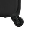 Softside Luggage Expandable 3 Piece Set Suitcase Upright Spinner Softshell Lightweight Luggage Travel Set - Black - Image 11