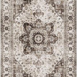 Fenix - Accent Rug, Elegant Design - Ivory / Taupe