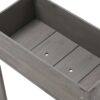 Raised Garden Bed With Legs, Elevated Planter Box For Outdoor Plants Flowers Fruits Vegetable Herb Growingg - Gray - Image 11