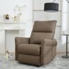 29.92" 270 Power Swivel Rocker Recliner Chair, Electric Glider Reclining Sofa With USB Ports, Power Swivel Glider, Rocking Chair Nursery Recliners For Living Room Bedroom - Brown - Image 10