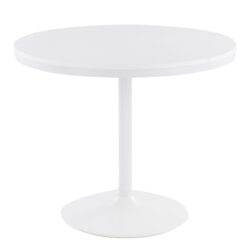 Dakota - Industrial Dining Table - White