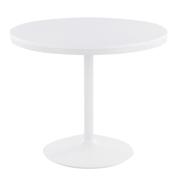 Dakota - Industrial Dining Table - White