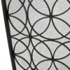 Thayer - Single Panel Iron Fireplace Screen With Geometric Pattern - Black - Image 10