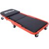 Mechanic Creeper, Z Creeper Seat 2 In 1 Low Profile With 6 Wheels Steel Vinyl - Red - Image 7