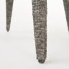 Outdoor Rattan Swivel Barstool With Water Resistant Cushion - Mixed Black / Dark Gray - Image 13