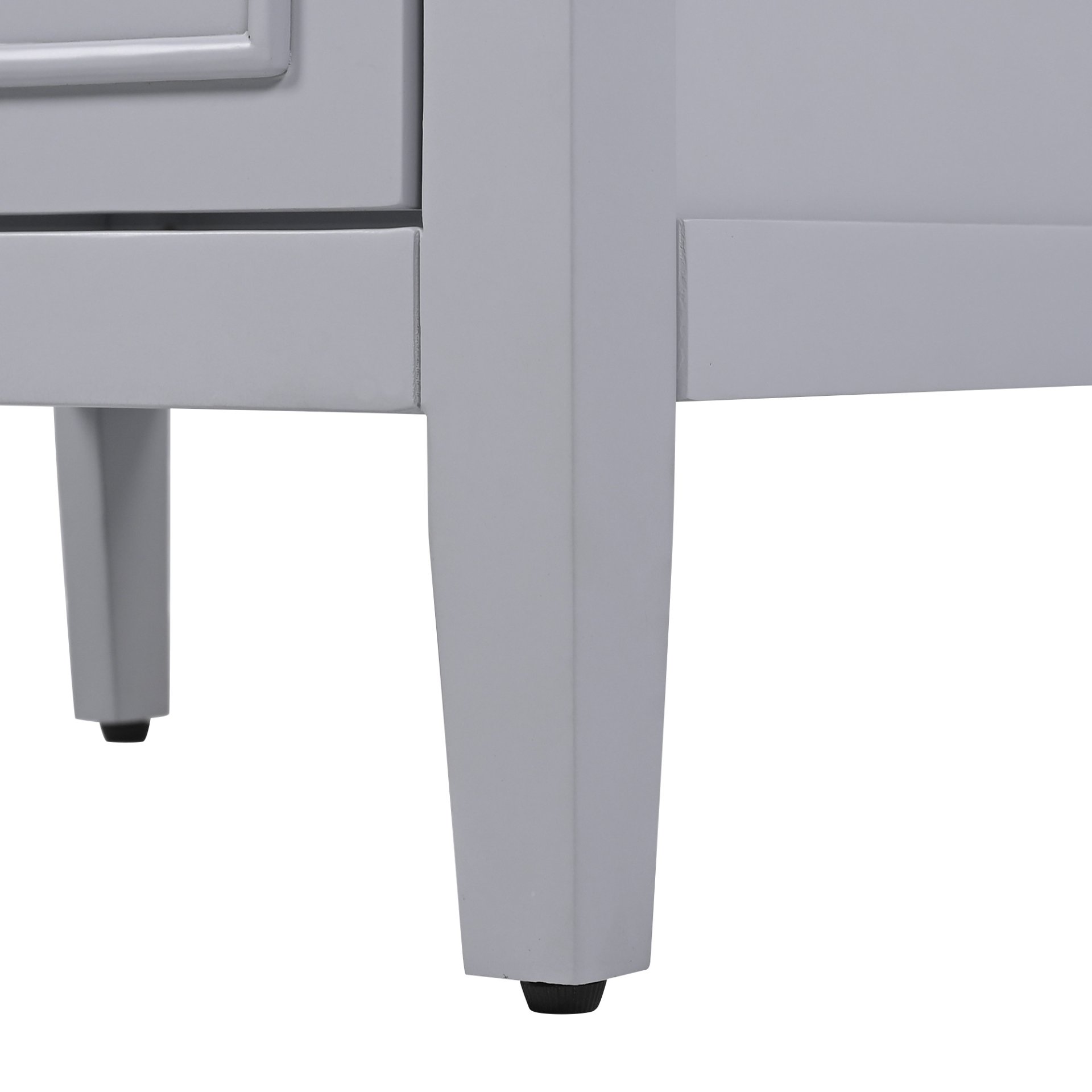 20" Bathroom Vanity With Sink, Bathroom Cabinet With A Door, Door Shelf Storage And Adiustable Foot Pads, A Drawer - Gray - Image 21