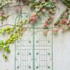 2 Pack Metal Garden Trellis Rustproof Trellis For Climbing Plants Outdoor Flower Support - Green - Image 13