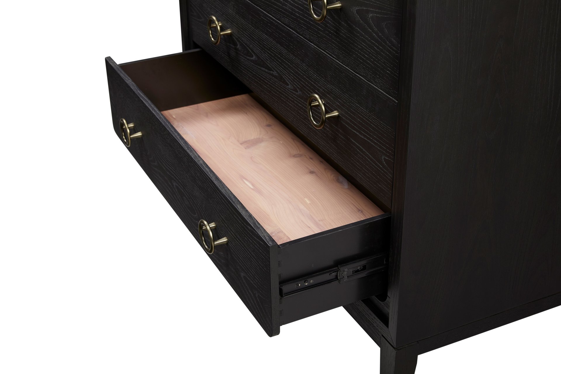 5 Drawer Chest Ample Storage - Peppercorn - Image 7