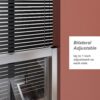 Pivot Shower Door With Handle, 1 / 4" Thick - Chrome - Image 5