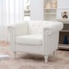 1 Seater Sofa - White - Image 2