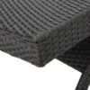 Salem - Contemporary Wicker Chaise Lounge With Armrests - Gray - Image 14