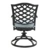 Dining Swivel Chair (Set of 2) - Light Blue - Image 6