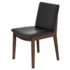 Laura - Mid-Century Modern Solid Wood Dining Chair (Set of 2) - Black - Image 10
