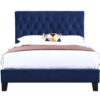 Luma - Queen Upholstered Bed - Blue - Image 2