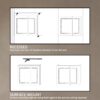 LED Lighted Bathroom Medicine Cabinet With Mirror, 30 x 26", Recessed Or Surface LED Medicine Cabinet, Defog, Stepless Dimming, Color Temper Change, 2 Outlets, Storage Shelves - Silver - Image 8