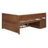 Full Size Daybed With Drawers And Shelves - Walnut - Image 6