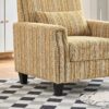 Accent Chair With Arms, Comfy Armchair For Living Room - Yellow - Image 8