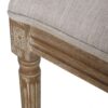 French Country Dining Chair (Set of 2) With Upholstered Seats - Light Gray - Image 14