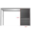 Louver Grille13 Ft Frame & Louvers - Black - Image 8